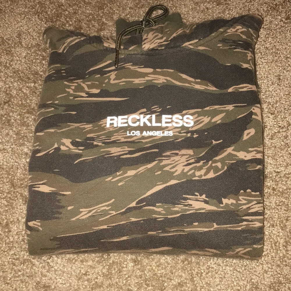 Young and Reckless Los Angeles camo hoodie